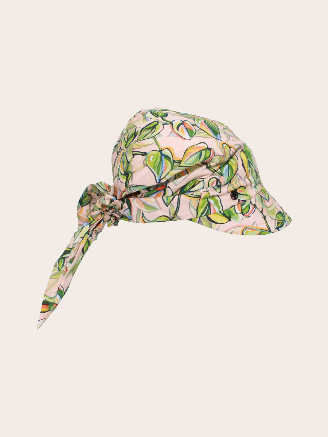 Loevenich Kappe zum Binden mit buntem Blätter-Print