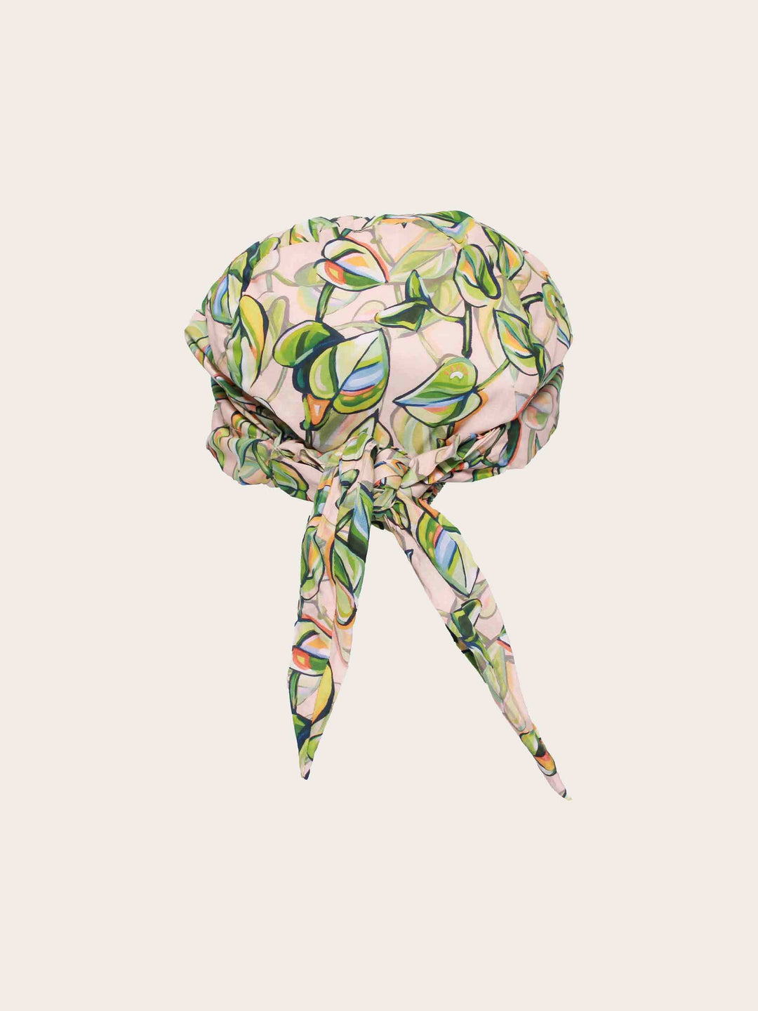 Loevenich Kappe zum Binden mit buntem Blätter-Print