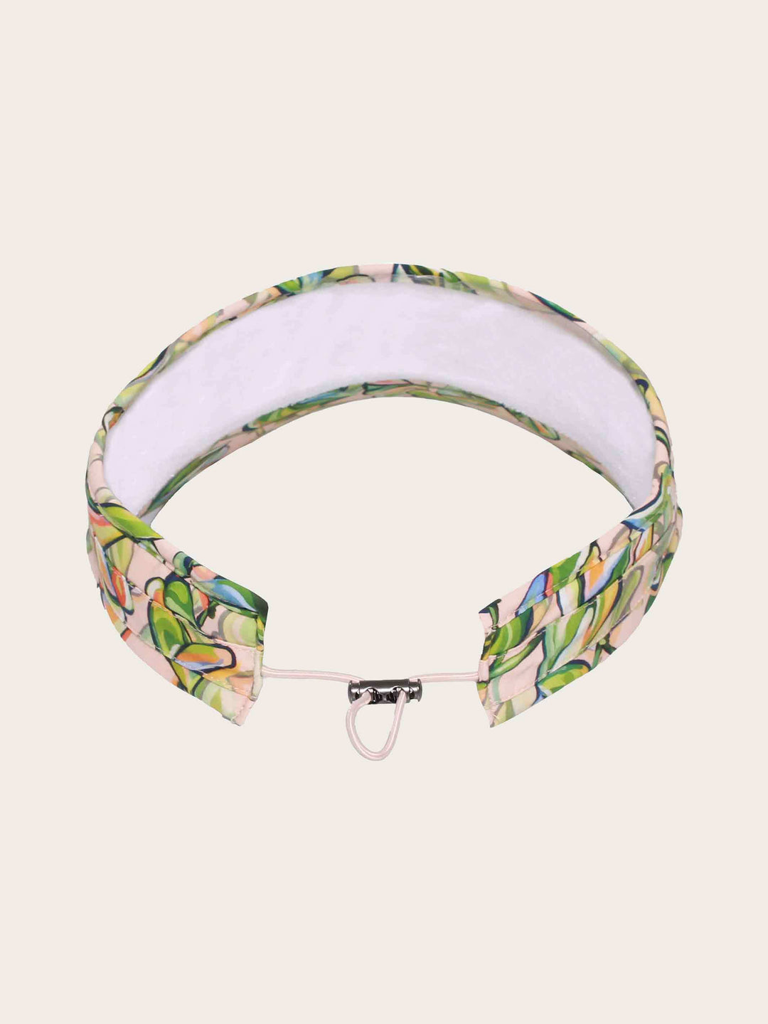 Loevenich Visor mit buntem Blätter-Print