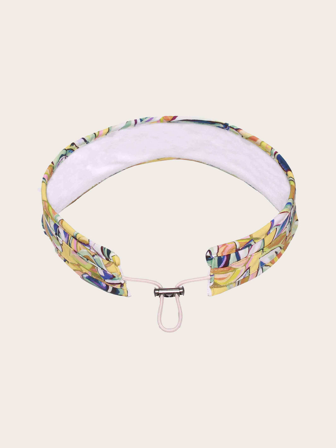 Loevenich Visor mit buntem Blätter-Print