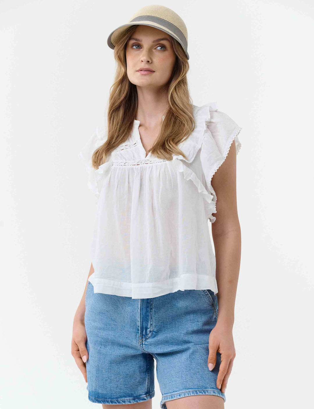 Loevenich Schirmkappe mit Highlight-Streifen