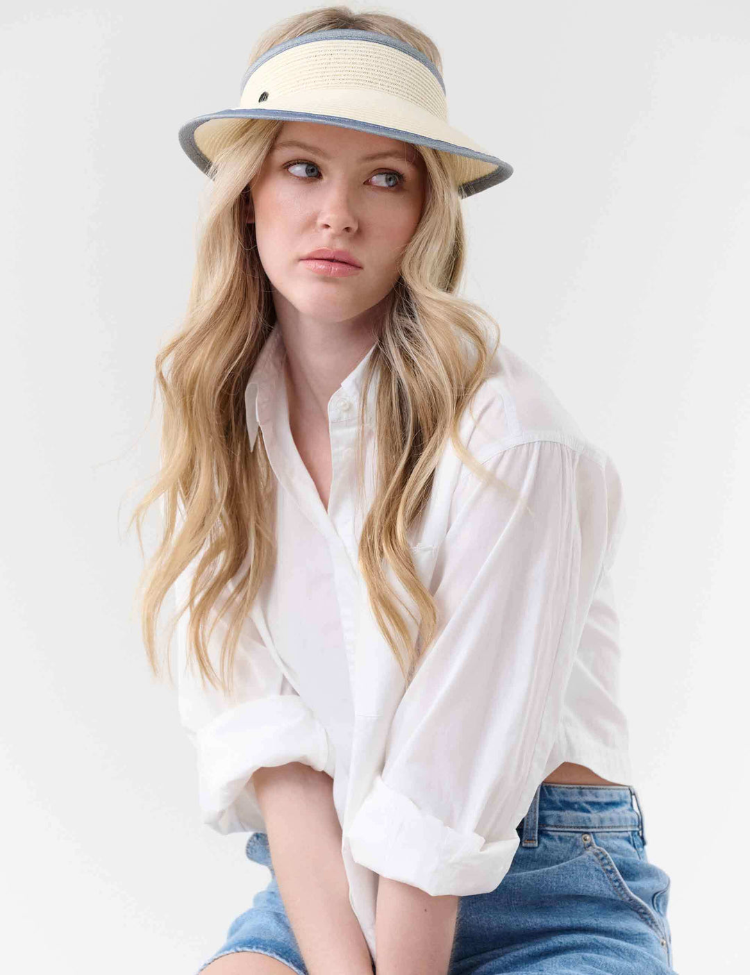 Kurzer Loevenich Visor mit Highlight-Streifen