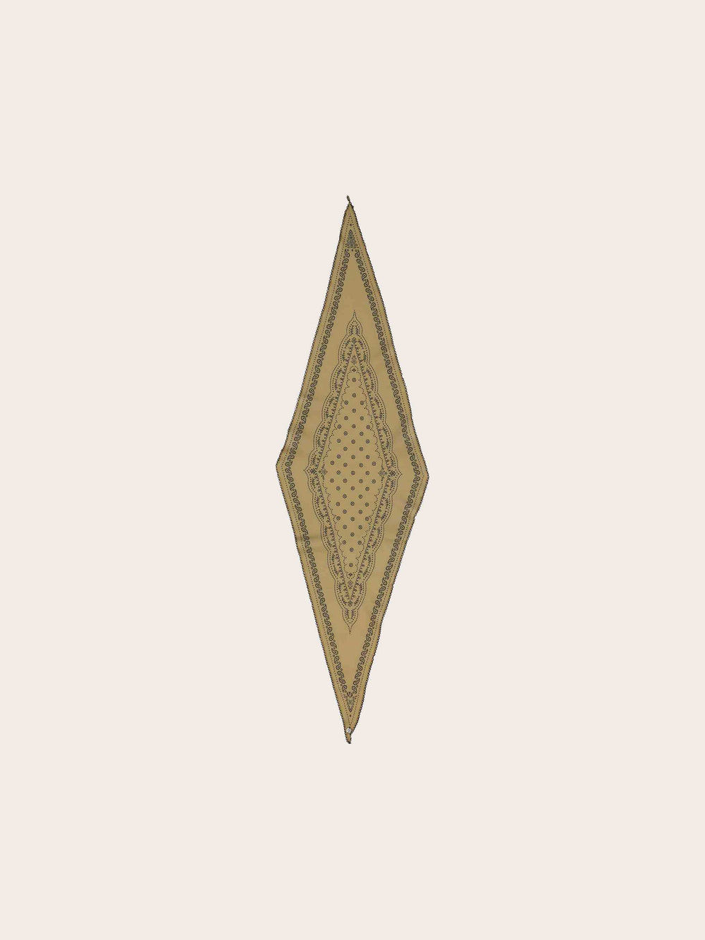 Diamond Shape Tuch mit Paisley-Design aus Baumwolle