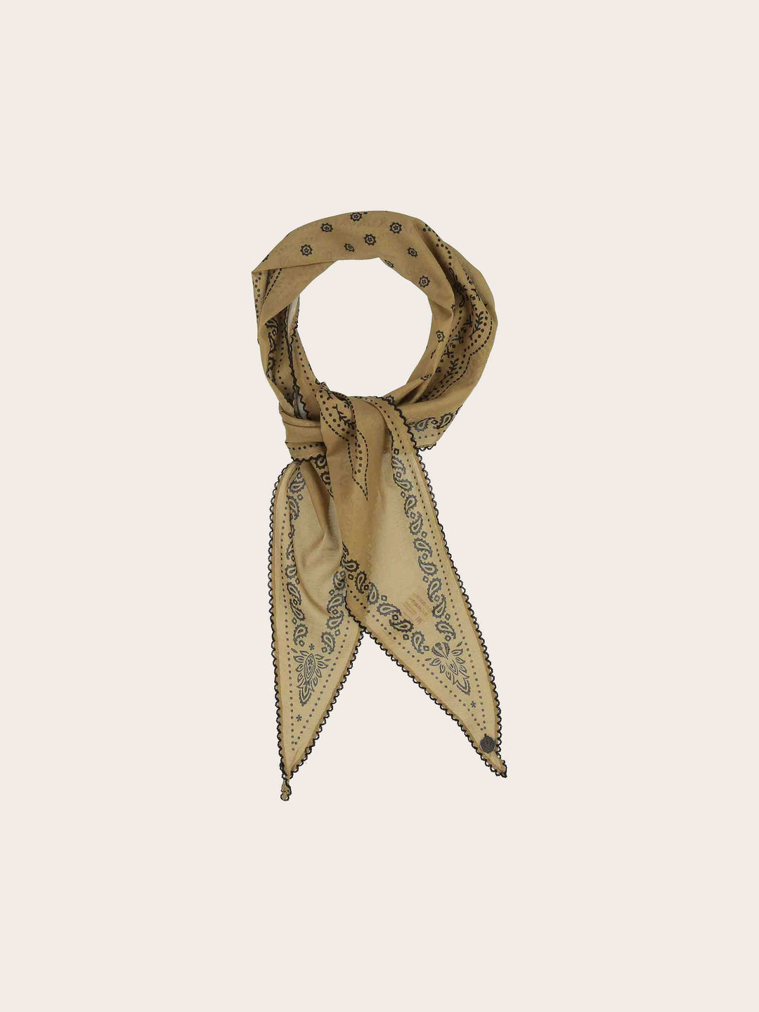 Diamond Shape Tuch mit Paisley-Design aus Baumwolle