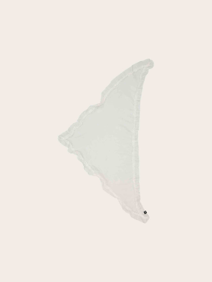 Halstuch mit Rüschen in Seidenmischung