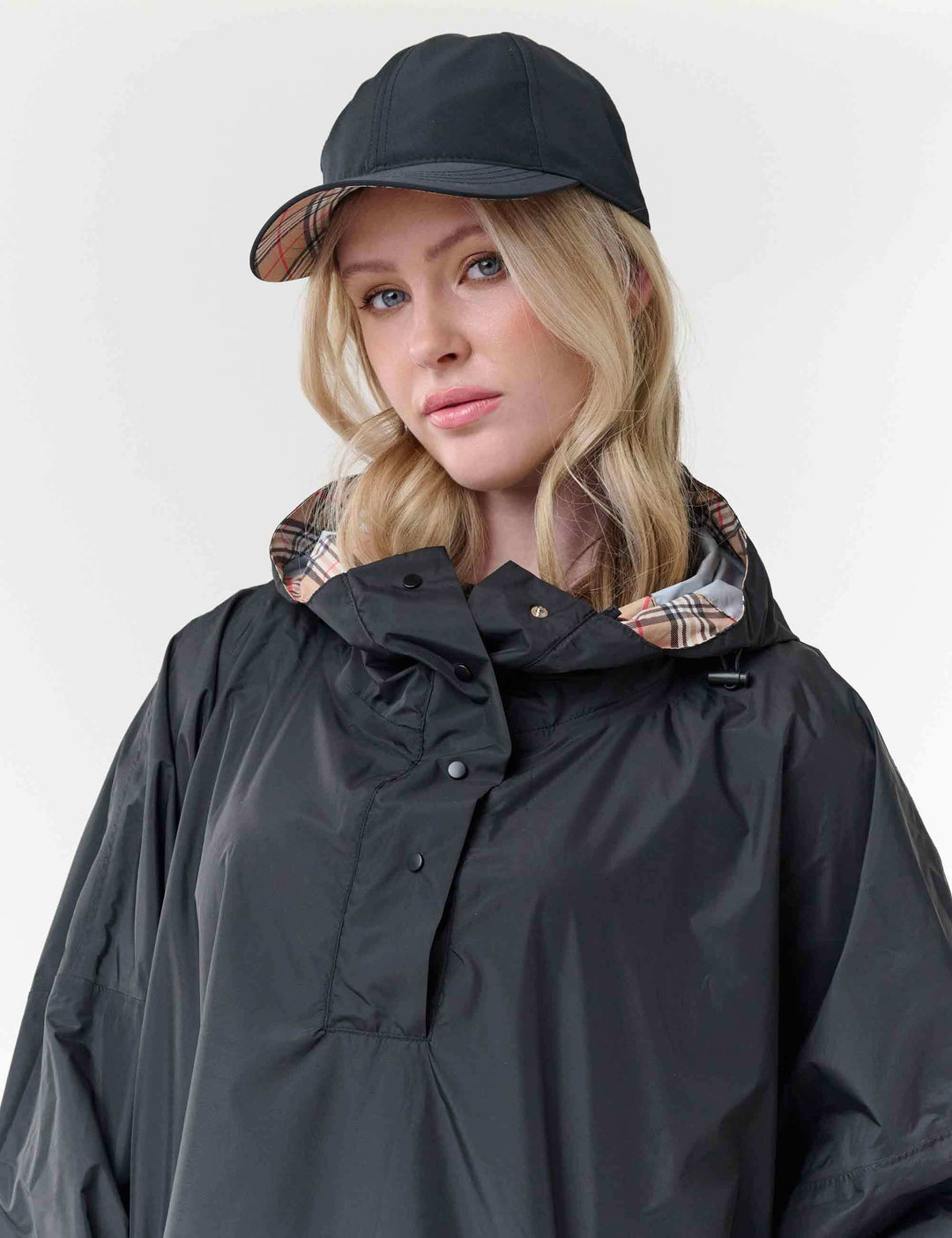 Wasserabweisende Baseballkappe mit FRAAS Plaid Karo