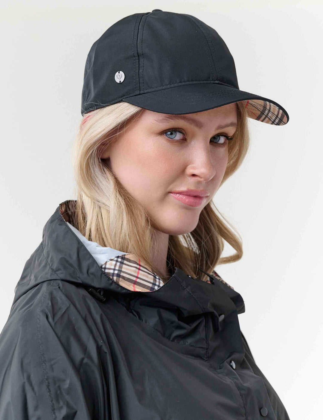 Wasserabweisende Baseballkappe mit FRAAS Plaid Karo