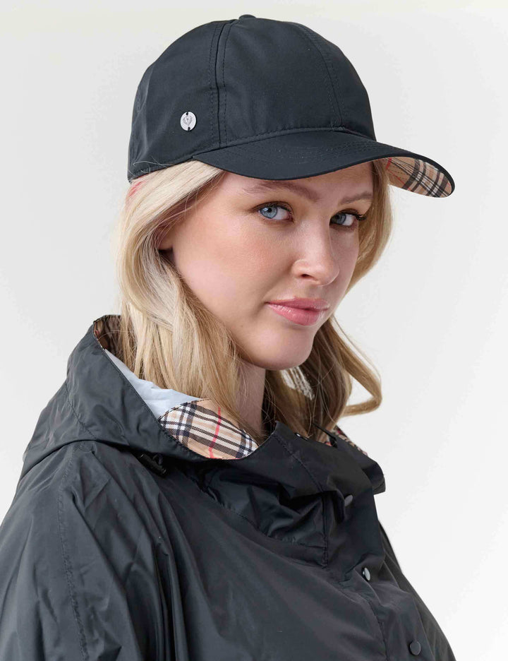 Wasserabweisende Baseballkappe mit FRAAS Plaid Karo