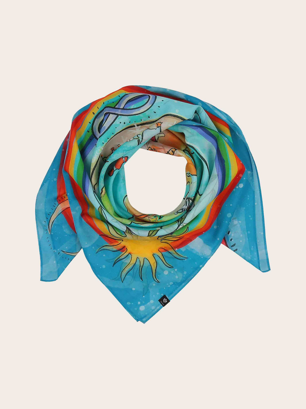 Tuch "Tiere aus aller Welt" - Earth Day Sonderedition