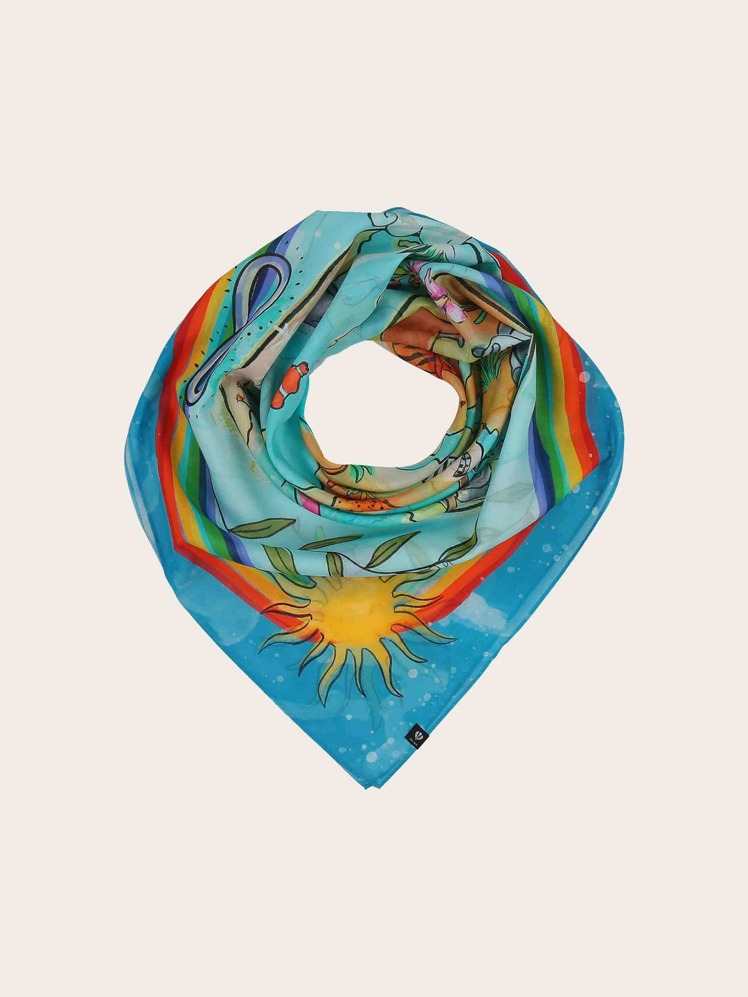 Tuch "Tiere aus aller Welt" - Earth Day Sonderedition