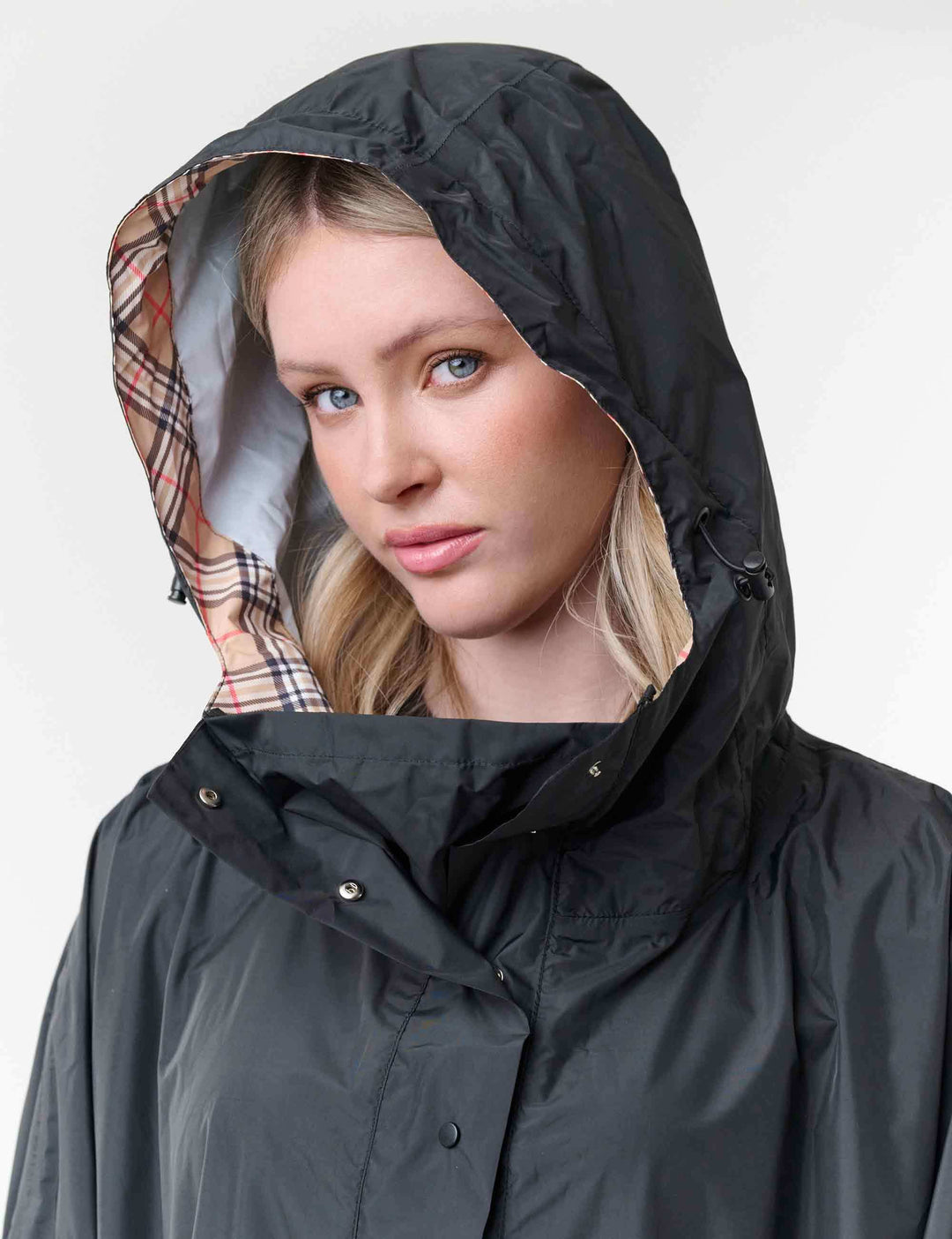 Regenponcho mit FRAAS Plaid Karo