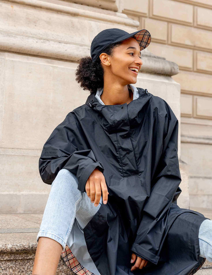 Wasserabweisende Baseballkappe mit FRAAS Plaid Karo