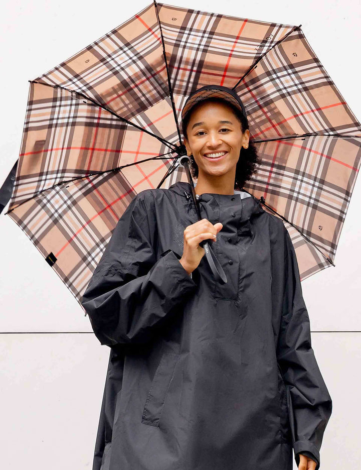 Wasserabweisende Baseballkappe mit FRAAS Plaid Karo