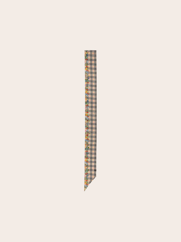 Twilly aus Seide mit FRAAS Plaid Karo und Tier-Print