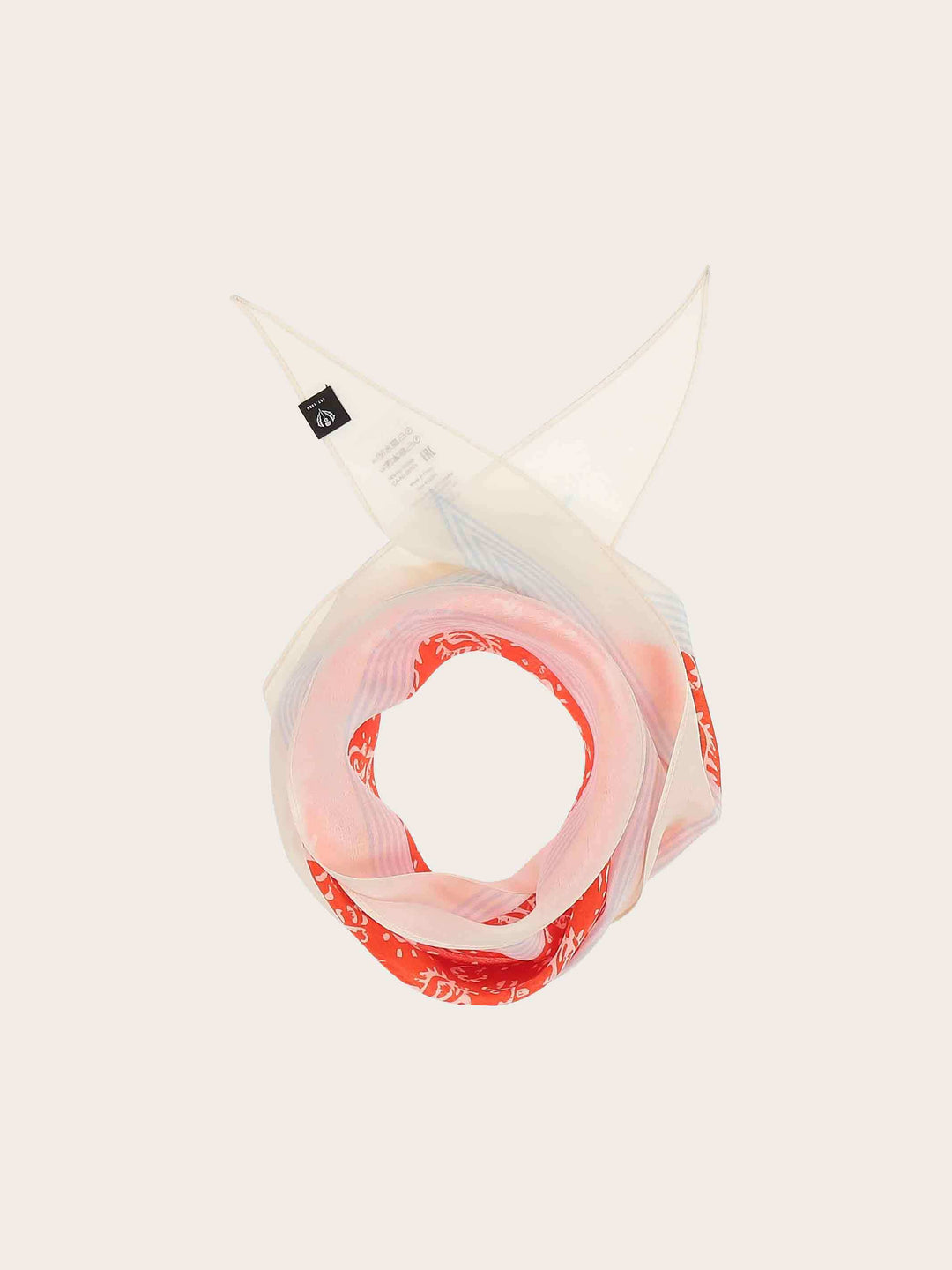 Diamond Shape Seidentuch mit Paisley-Design