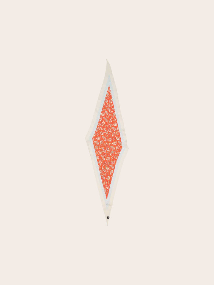 Diamond Shape Seidentuch mit Paisley-Design