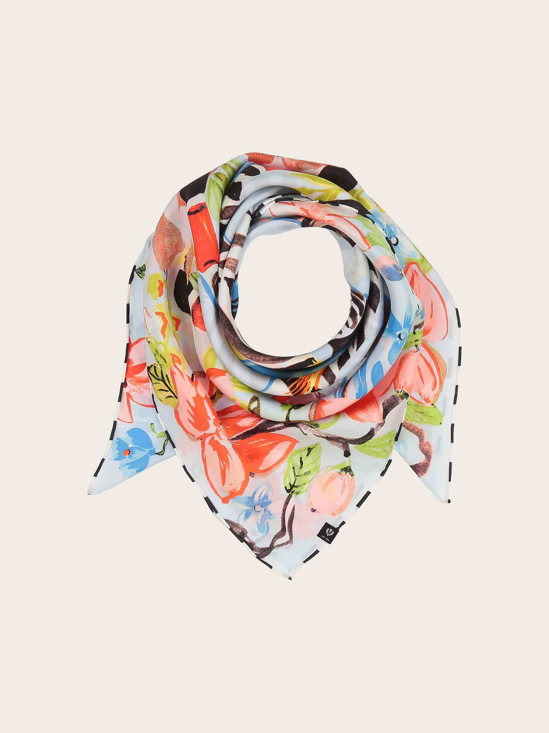 Seidentuch mit Zebra-Design