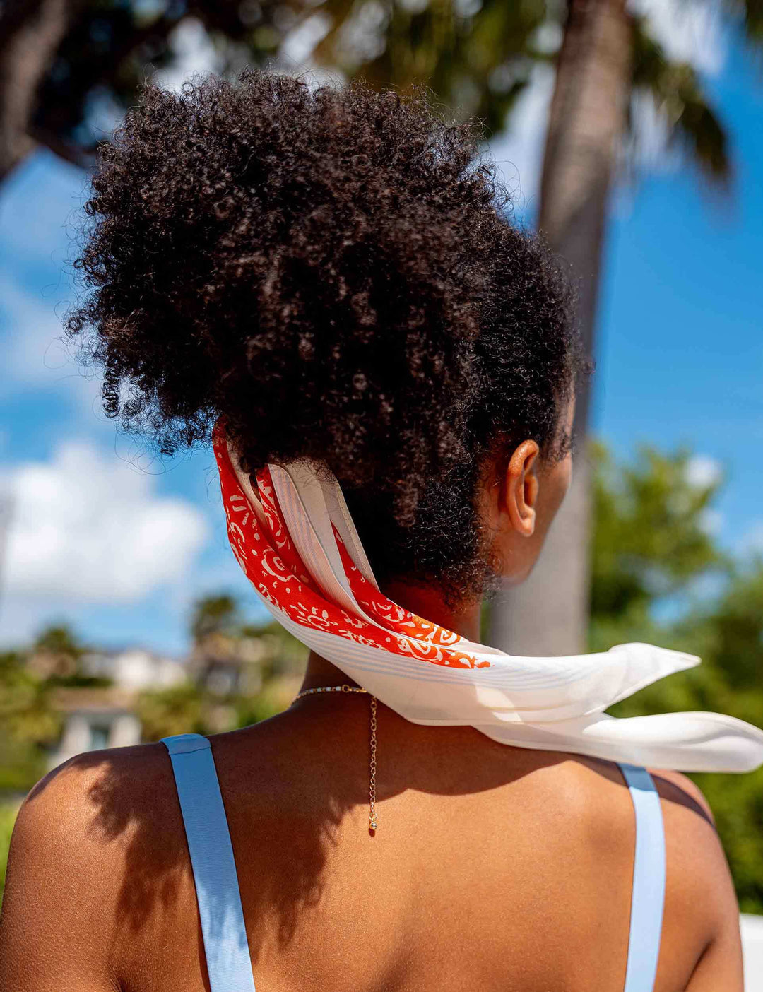 Diamond Shape Seidentuch mit Paisley-Design