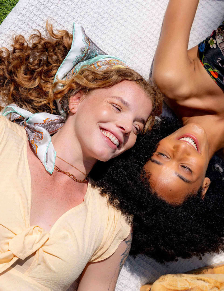 Seidentuch mit Paisley-Muster