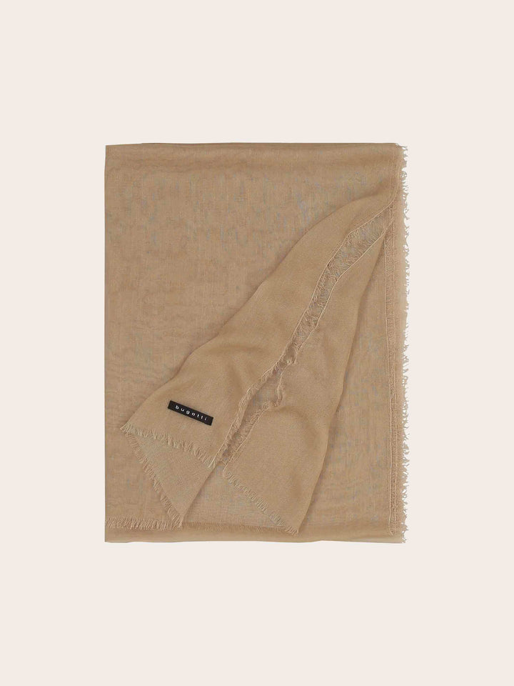 Einfarbiger bugatti Schal aus reinem Modal