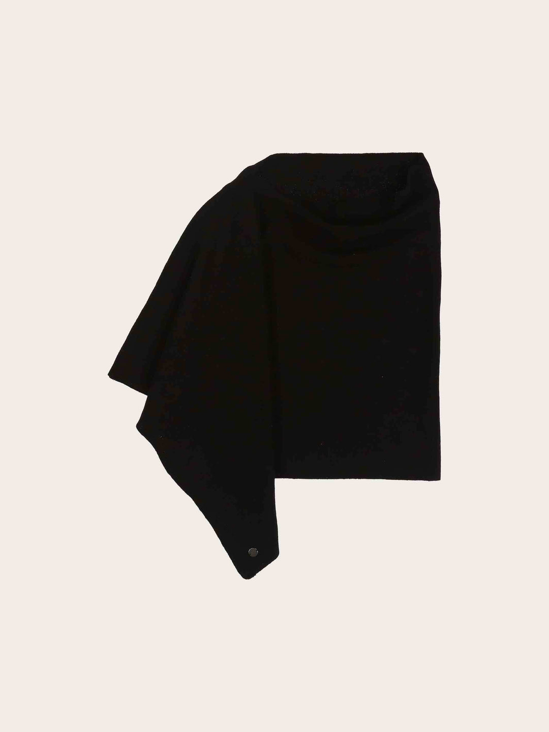 Kurzer, einfarbiger Poncho