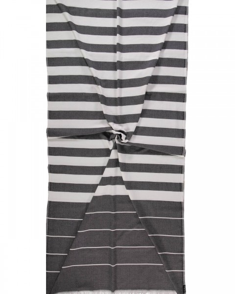 Striped beach towel made of pure cotton