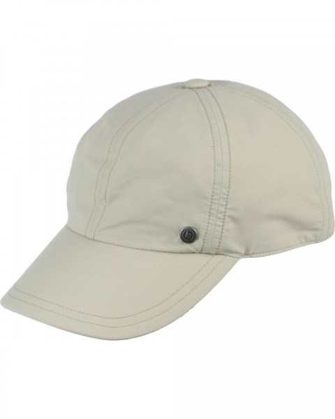 Uni-coloured basecap with UV protection 50+ latte 57