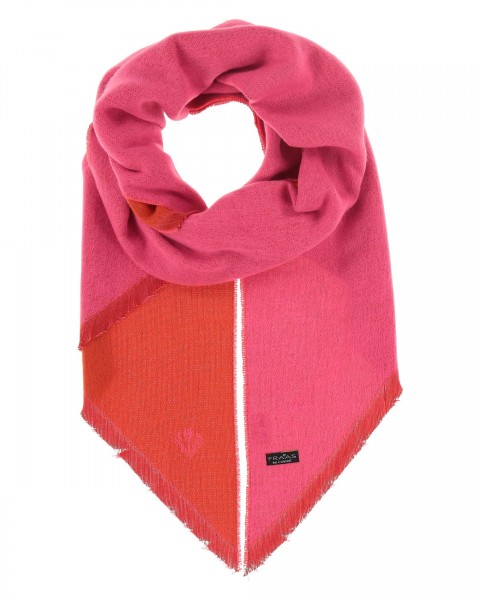 Sustainability Edition - Two-tone Cashmink-scarf with bias cut - Made in Germany