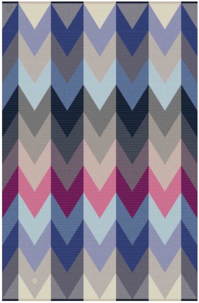 Sustainability Edition - Blanket with zigzag-design - Made in Germany