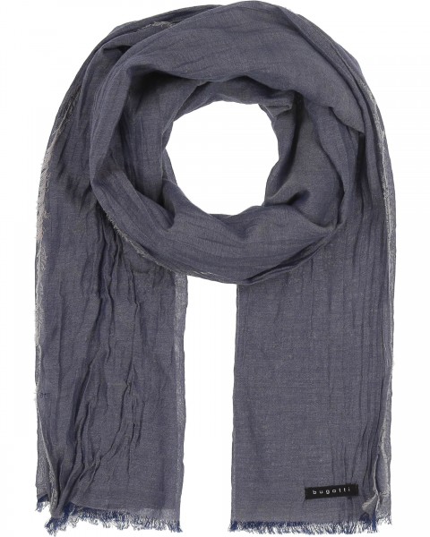 Single-coloured cotton scarf