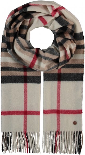Cashmere scarf with FRAAS Plaid