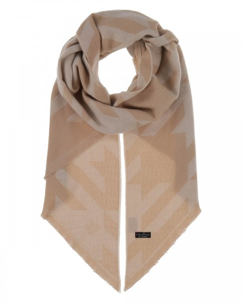 Sustainability Edition - Cashmink-scarf with herringbone and bias cut - Made in Germany