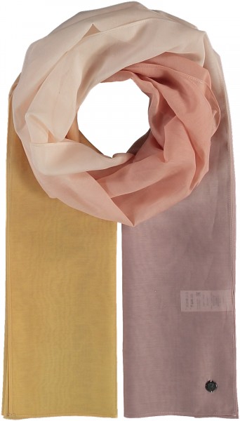 Stole with ombré effect in silk blend