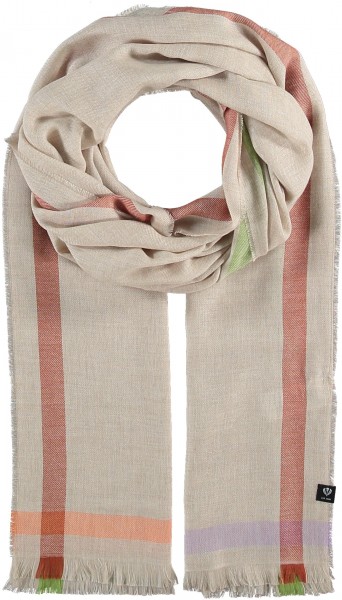 Sustainability Edition - Stole with highlight-stripes - Made in Germany