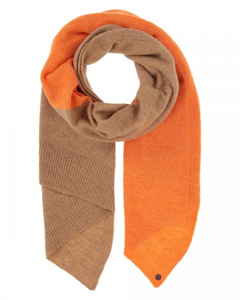 Sustainability Edition - Bicoloured scarf with bias cut