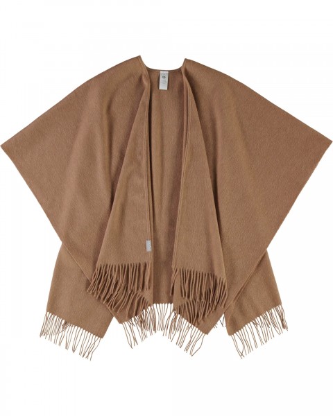 Poncho made of pure wool camel One Size