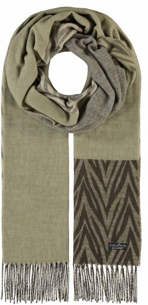 Sustainability Edition - Cashmink®-Scarf with zebra-design - Made in Germany
