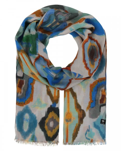 Sustainability Edition - Scarf with pattern mix - Made in Italy