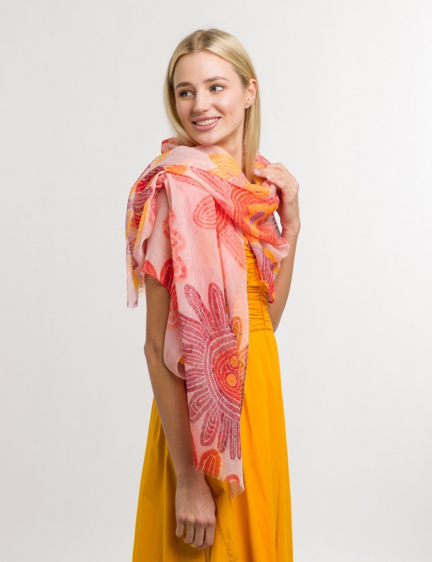 Sustainability Edition - Stole with floral design