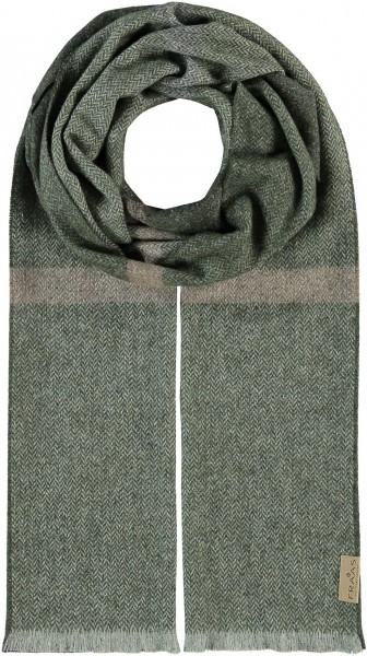 Sustainability Edition - Schal mit Block-Streifen in Wollmischung - Made in Germany