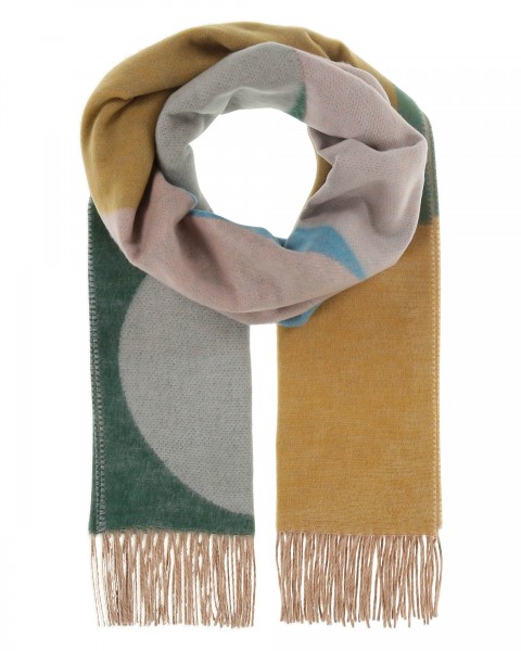 Cashmink-scarf with dot-design