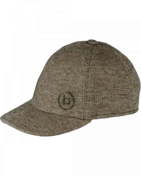 Sporty basecap with woven look