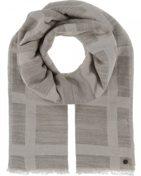Sustainability Edition - Stole with xl-check in wool blend