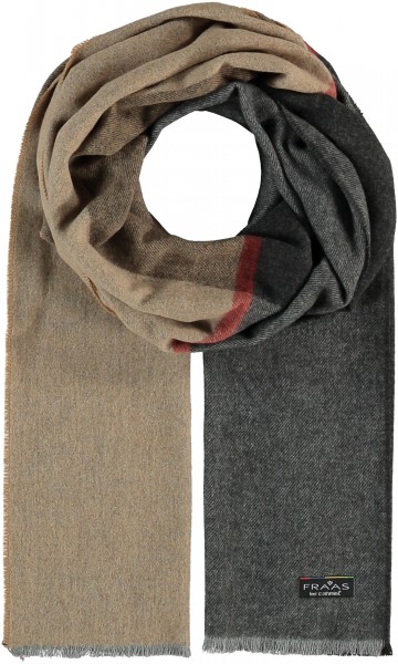Sustainability Edition - Cashmink®-Schal mit Colour Block - Made in Germany