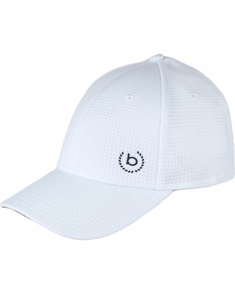 Sporty basecap with bugatti-logo white One Size