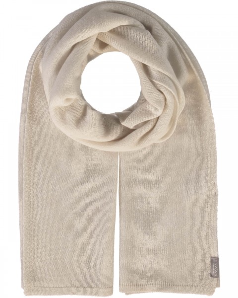 Pure cashmere scarf off white One Size