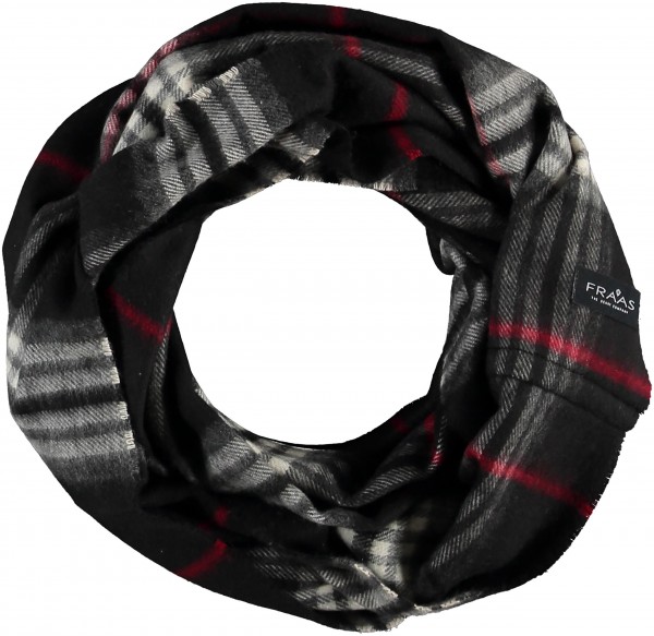 Light Cashmink®-loop with FRAAS Plaid - Made in Germany