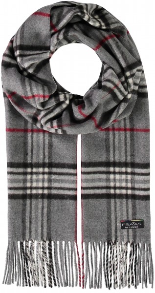 Cashmink scarf with FRAAS Plaid Check - Made in Germany