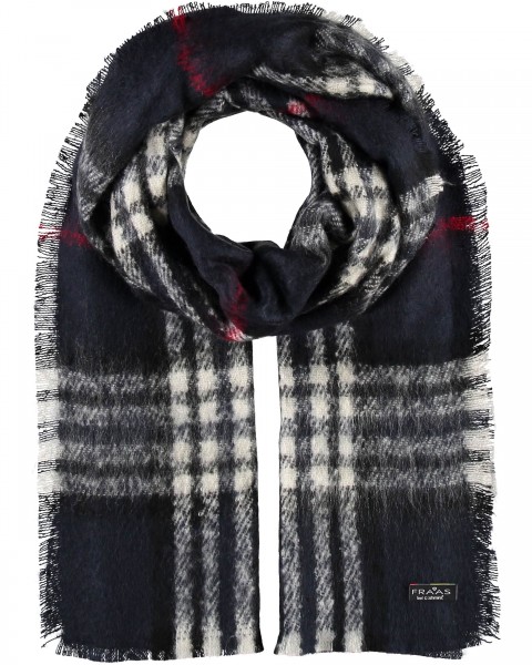 Cashmink-stole with FRAAS Plaid - Made in Germany