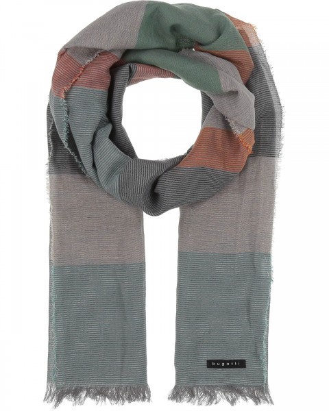 Lightweight scarf with stripes